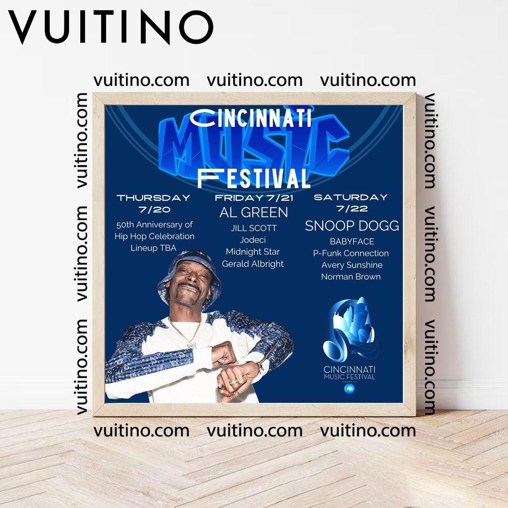 Cincinnati Music Festival 2024 Dates Poster (No Frame)