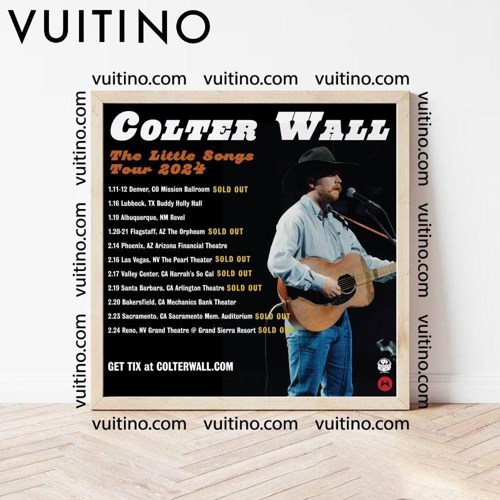Colter Wall Tour 2024 Art Square Poster No Frame