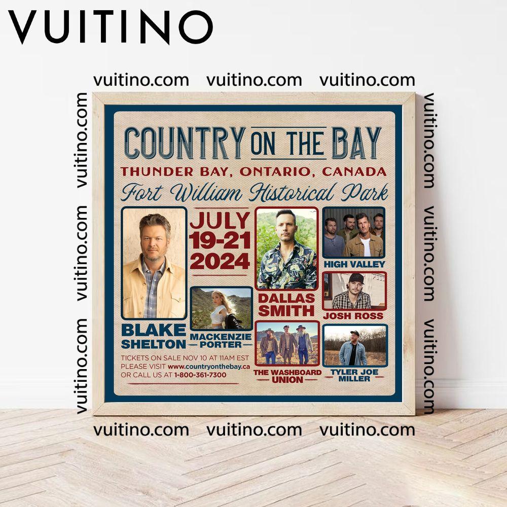 Country On The Bay 2024 Poster (No Frame)