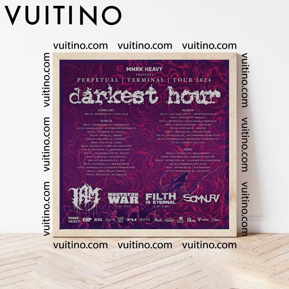 Darkest Hour Iamtxmusic Somnuri 2024 Square Poster No Frame