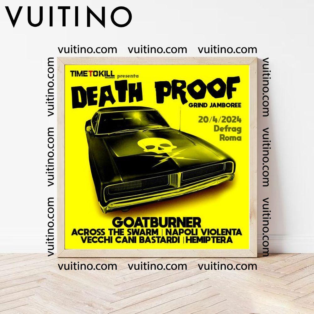 Death Proof Grind Jamboree 2024 Square Poster No Frame