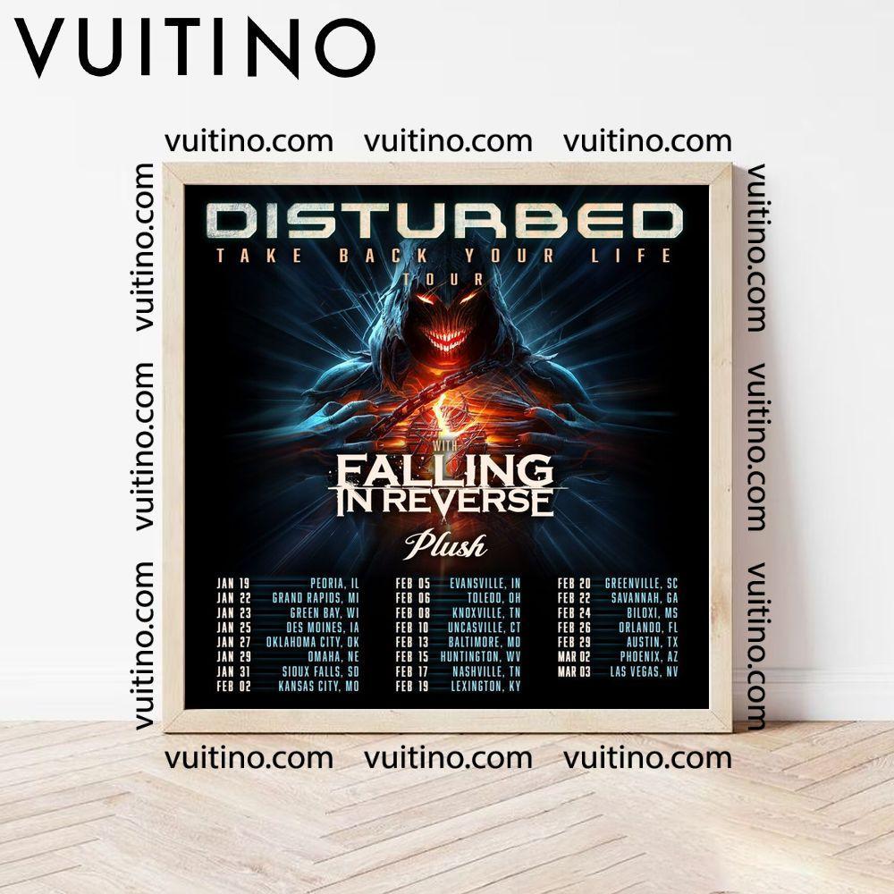 Disturbed Falling In Reverse 2024 Tour Dates Poster (No Frame)
