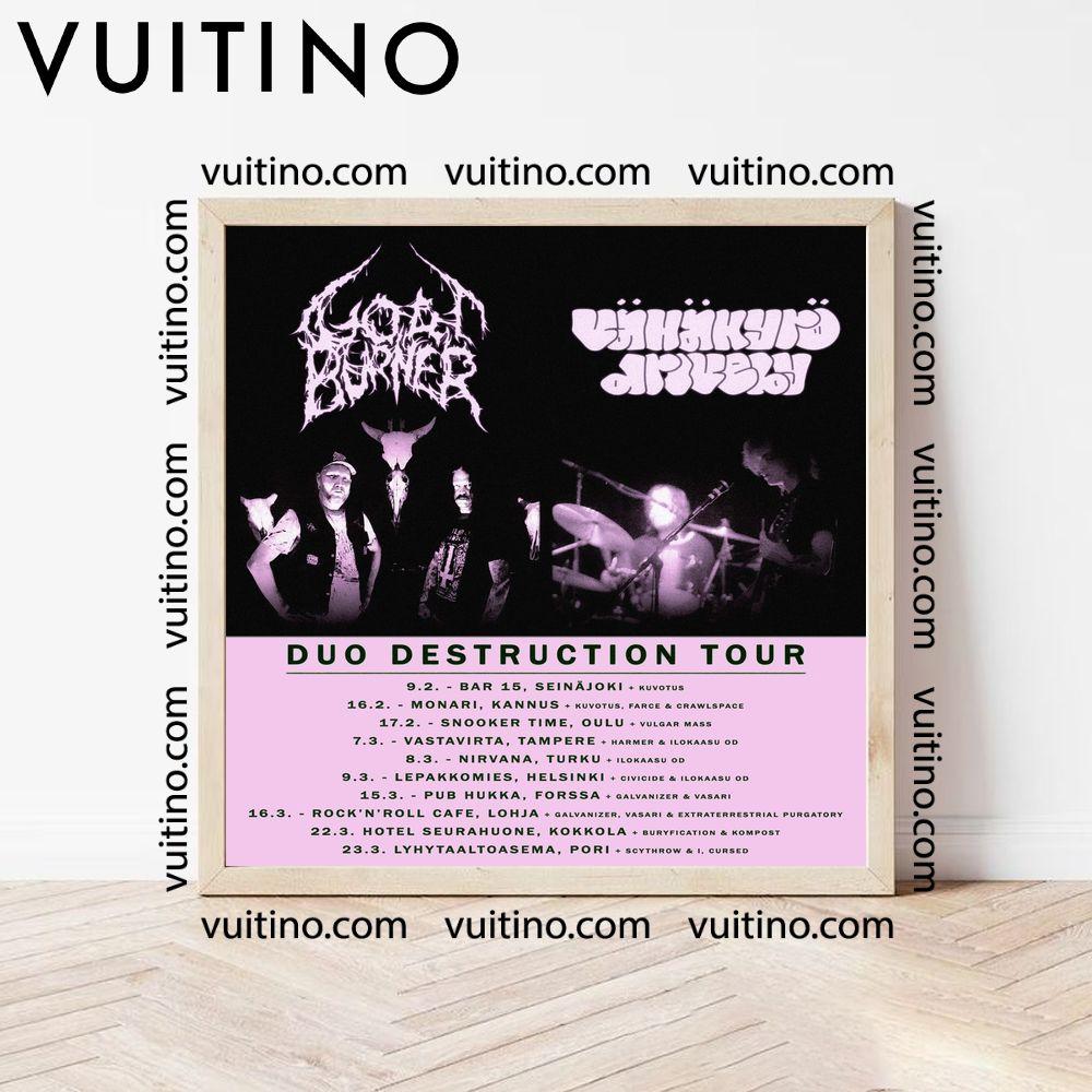 Duo Destruction Tour 2024 Goatburner Poster (No Frame)