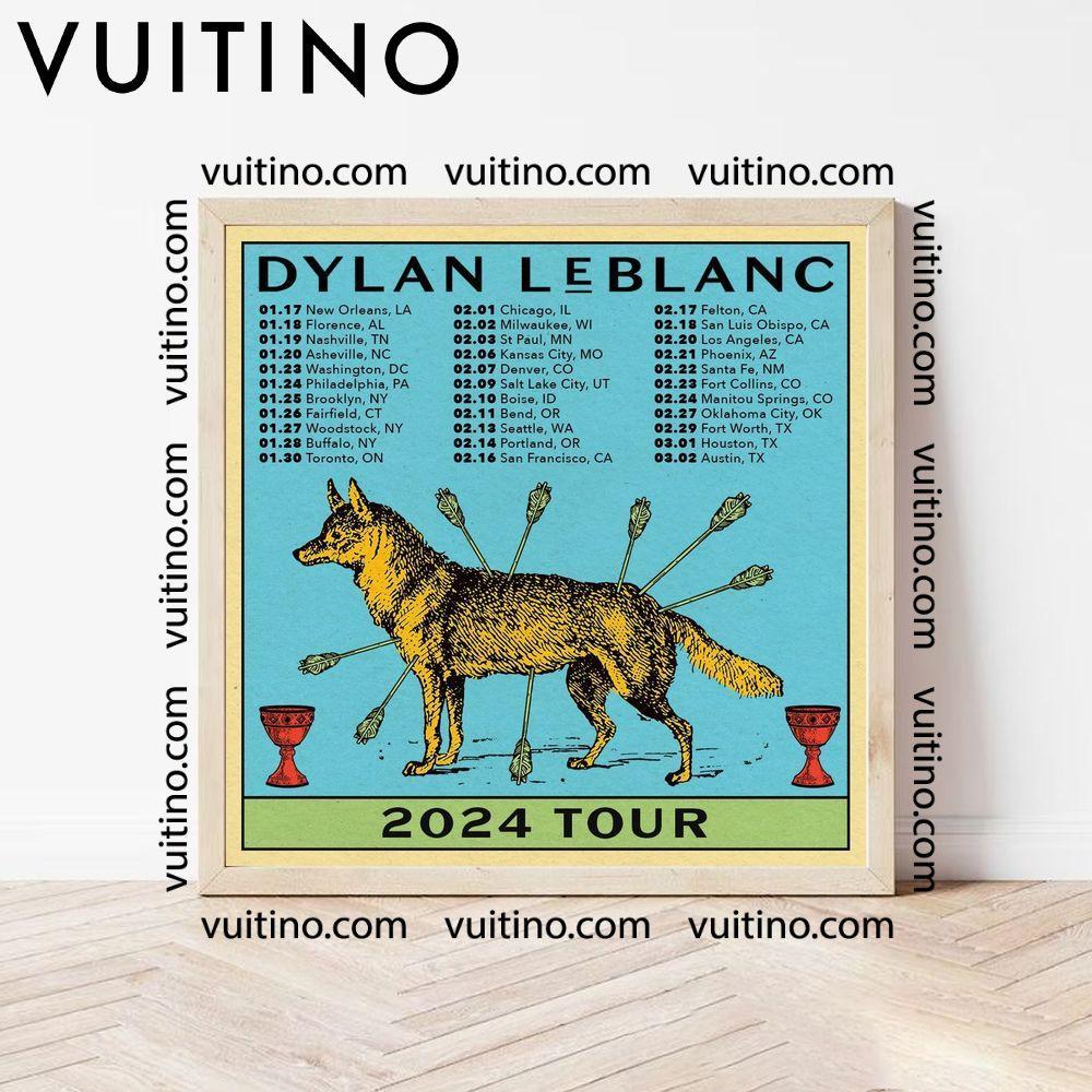 Dylan Leblanc 2024 Tour Dates No Frame Square Poster