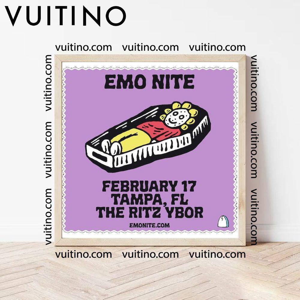 Emo Nite Tour 3 Feb 2024 Square Poster No Frame