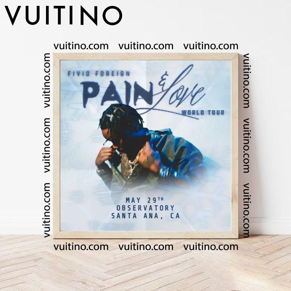 Fivio Foreign The Pain Love Tour Square Poster No Frame