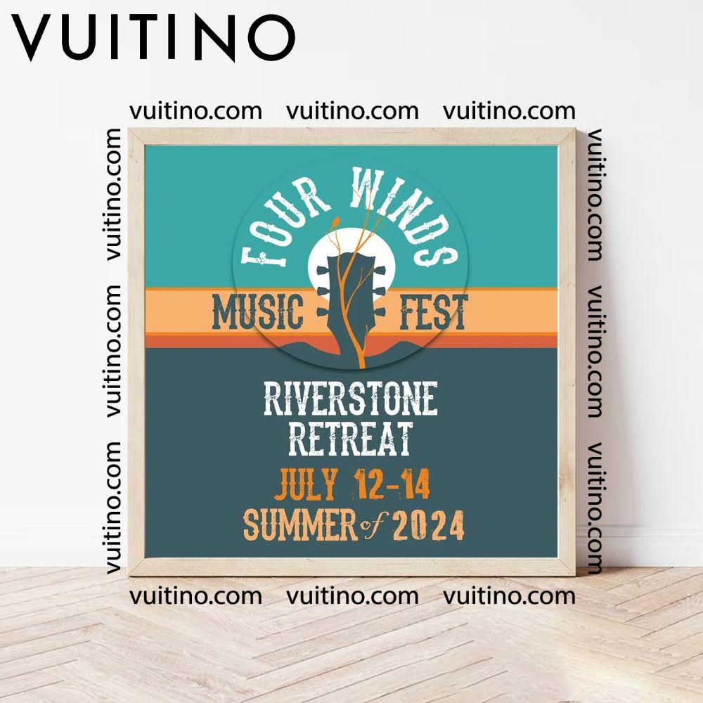 Four Winds Music Fest 2024 Art No Frame Square Poster