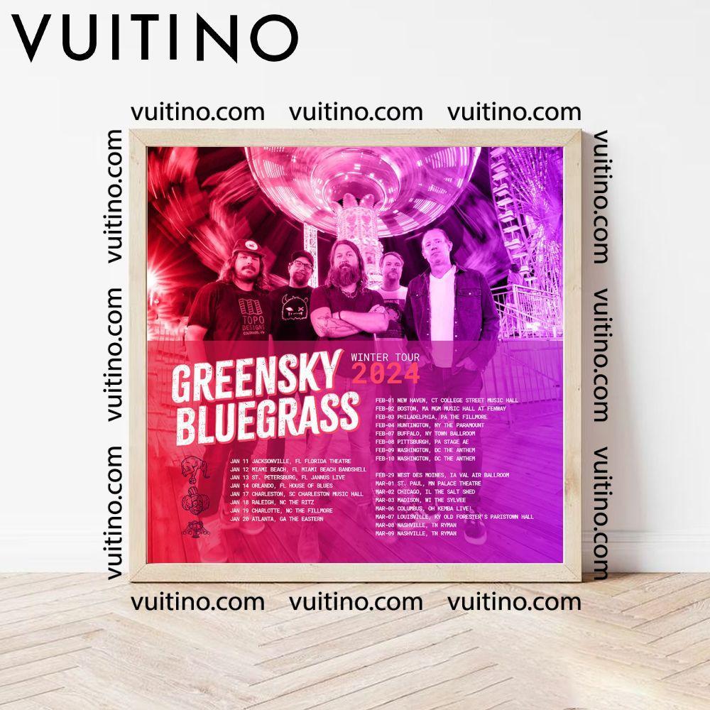 Greensky Bluegrass Tour 2024 Dates Poster (No Frame)
