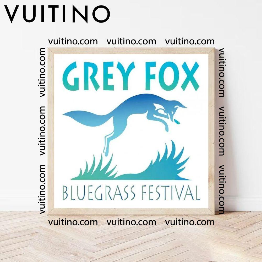 Grey Fox Bluegrass Festival 2024 Logo No Frame Square Poster