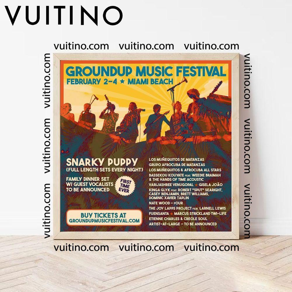 Groundup Music Festival Feb 2024 Poster (No Frame)
