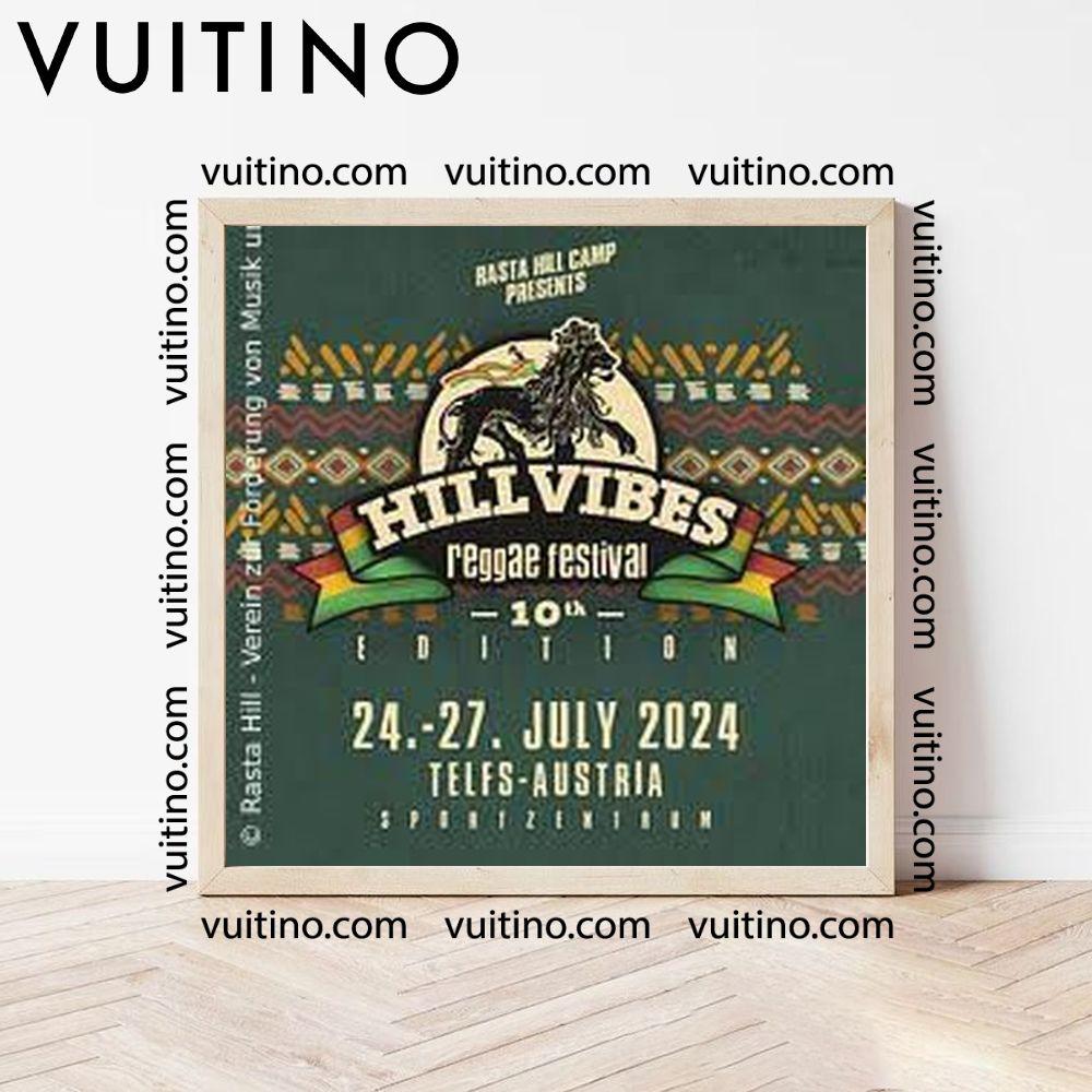Hill Vibes Reggae Festival 2024 Poster (No Frame)