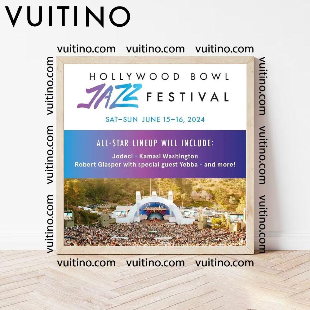 Hollywood Bowl Jazz Festival Day 1 No Frame Square Poster
