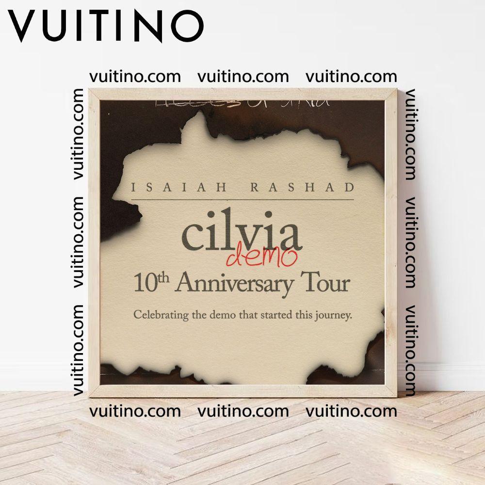 Isaiah Rashad Cilvia Demo 10 Year Anniversary Tour 2024 No Frame Square Poster