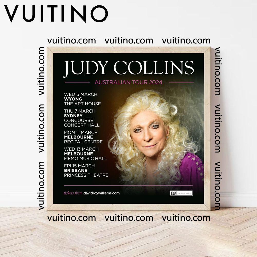 Judy Collins Tour 2024 Dates Square Poster No Frame