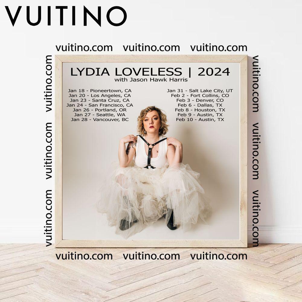 Lydia Loveless 2024 Tour Dates Poster (No Frame)