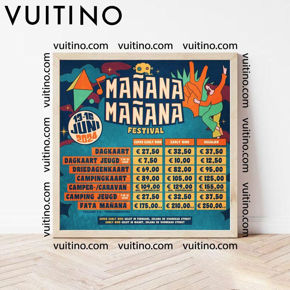 Maana Maana 2024 Dates Square Poster No Frame