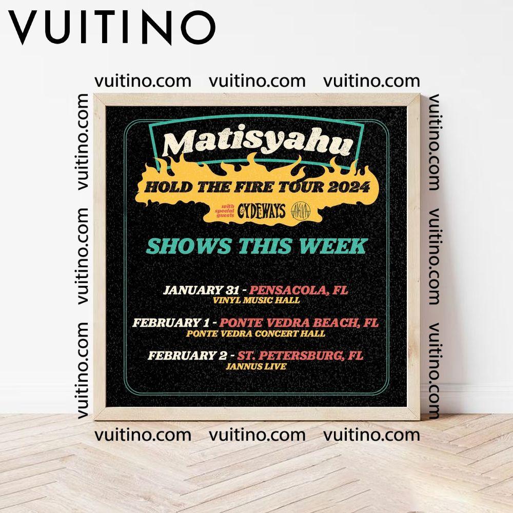 Matisyahu Hold The Fire Tour 2024 Poster (No Frame)