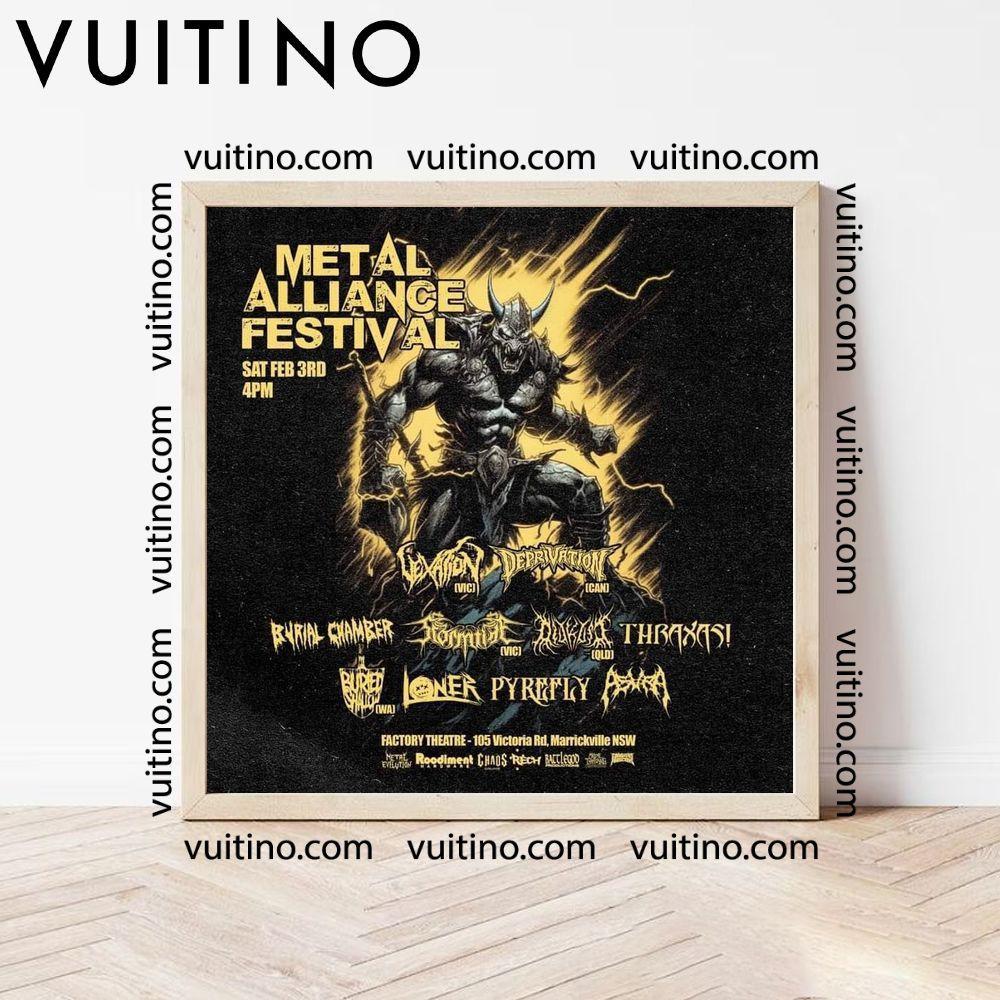 Metal Alliance Festival Poster (No Frame)