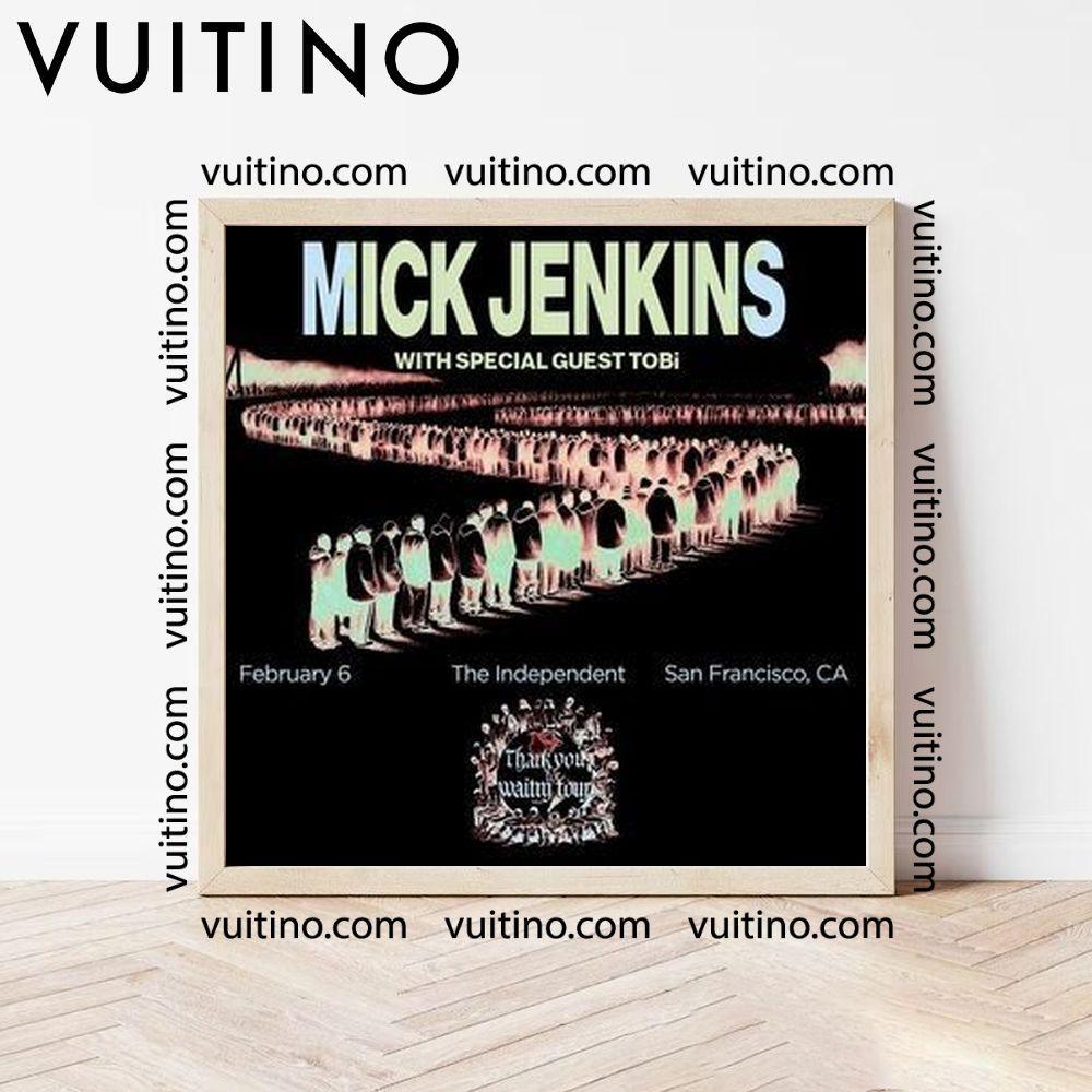 Mick Jenkins 2024 Tour Square Poster No Frame