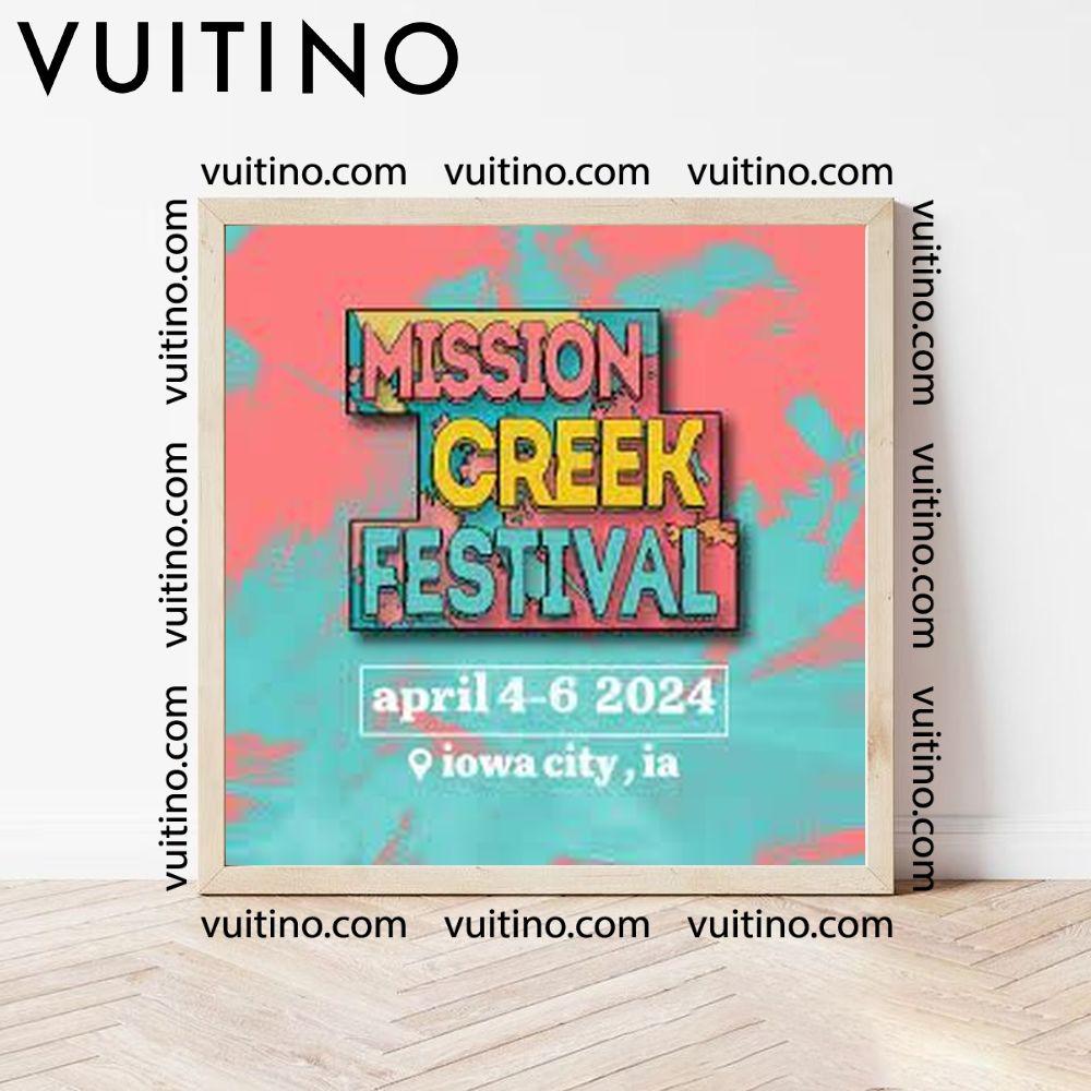 Mission Creek Festival 2024 No Frame Square Poster