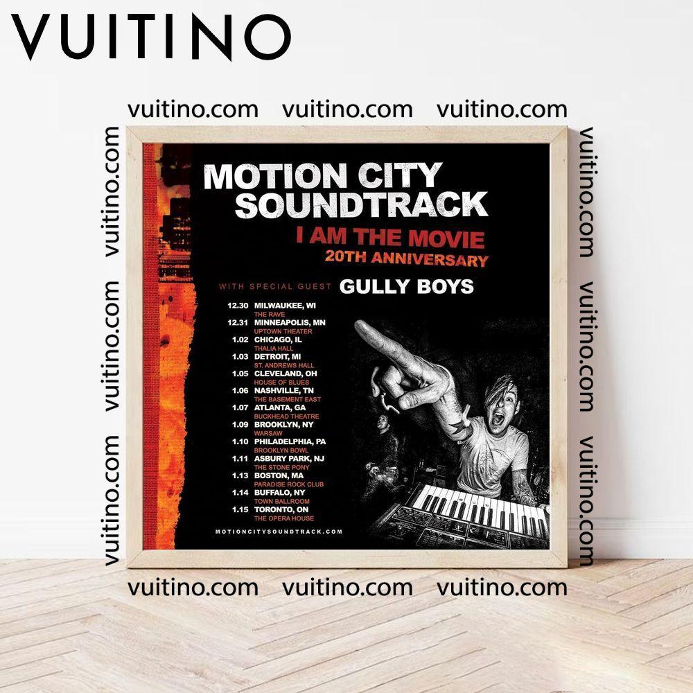 Motion City Soundtrack Tour 2024 Date Poster (No Frame)