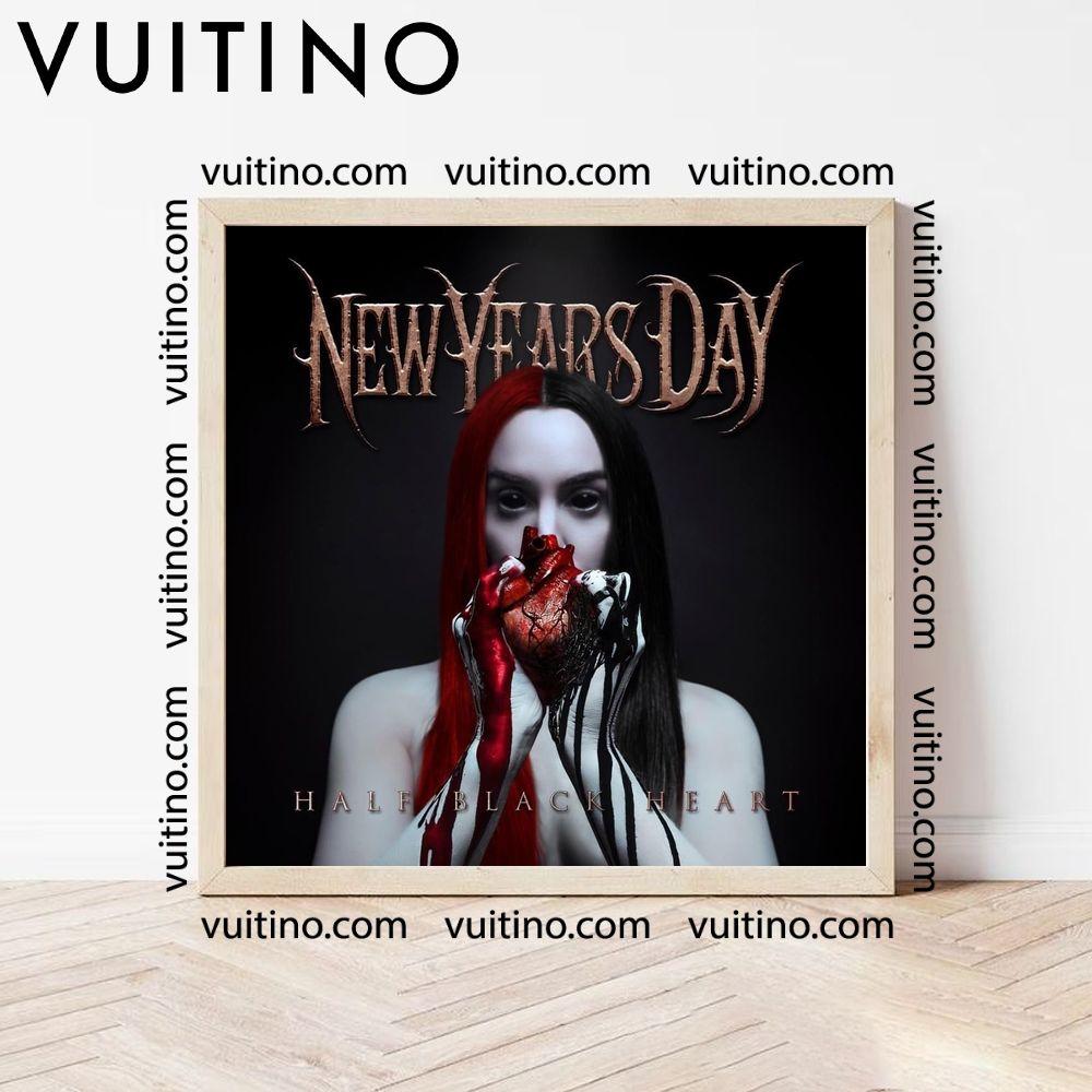 New Years Day Half Black Heart Poster (No Frame)