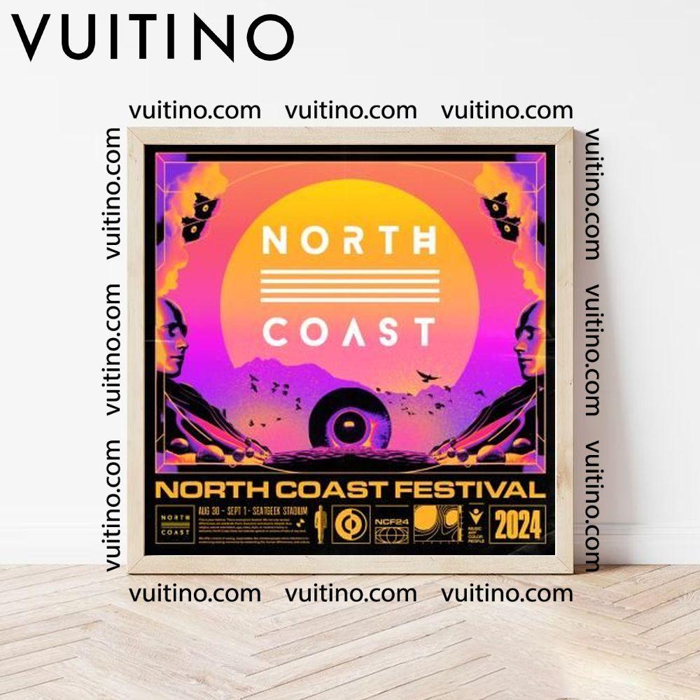North Coast Music Festival 2024 Square Poster No Frame