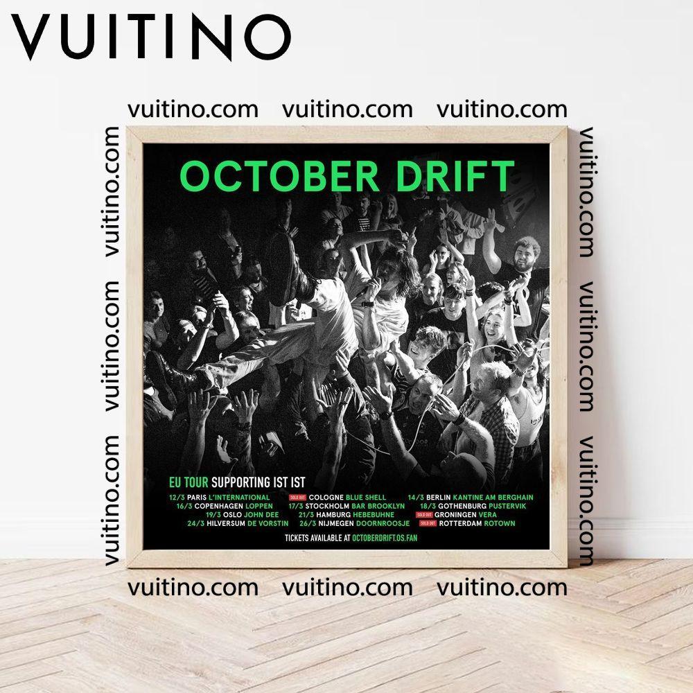 October Drift Eu Tour 2024 No Frame Square Poster