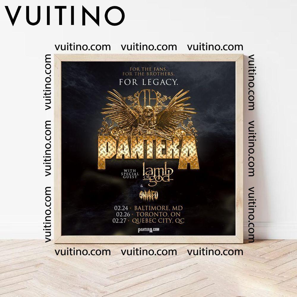 Pantera And Lamb Of God 2024 No Frame Square Poster