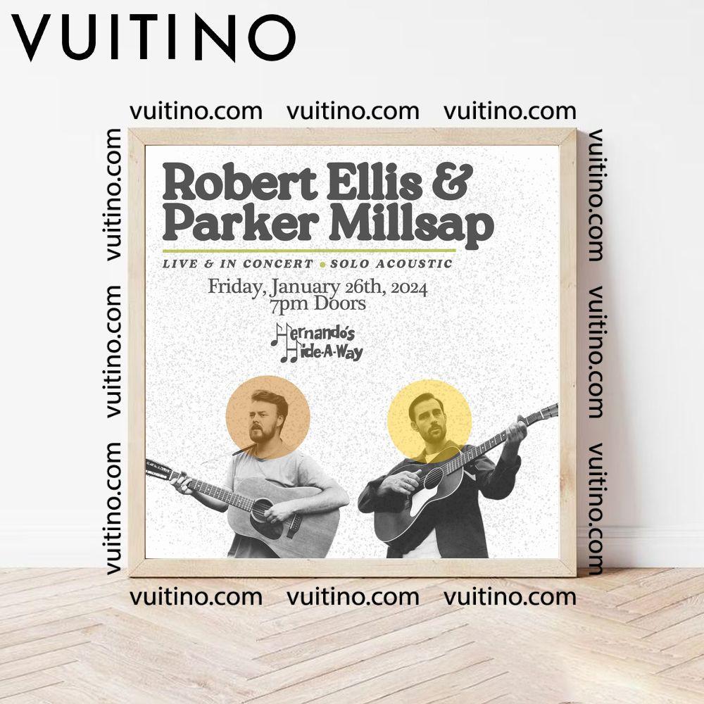 Parker Millsap Robert Ellis 2024 Tour Poster (No Frame)
