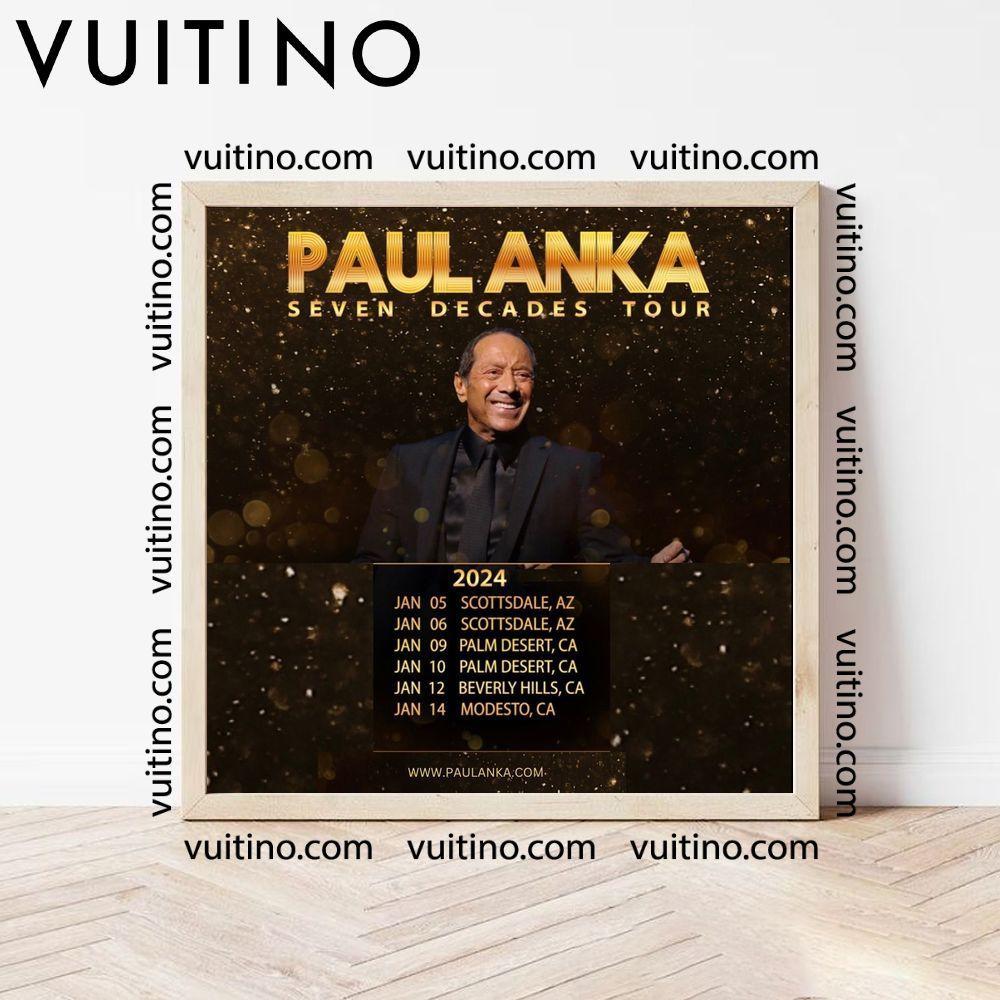 Paul Anka Tour 2024 Dates Poster (No Frame)