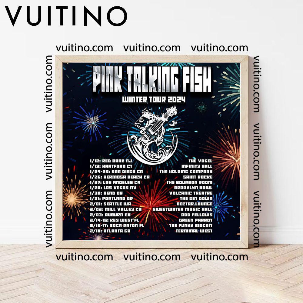 Pink Talking Fish Tour 2024 Dates Poster (No Frame)
