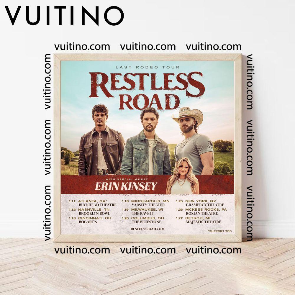 Restless Road 2024 Tour Dates Square Poster No Frame