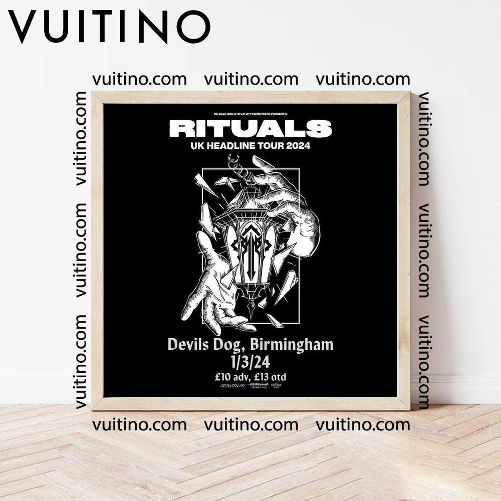 Rituals Uk Tour 2024 Devils Dog Birmingham Square Poster No Frame