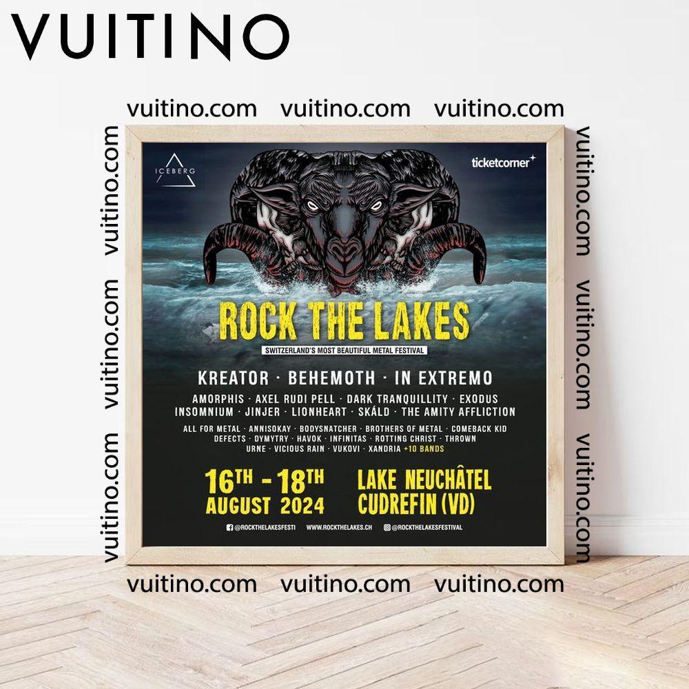 Rock The Lakes 2024 No Frame Square Poster