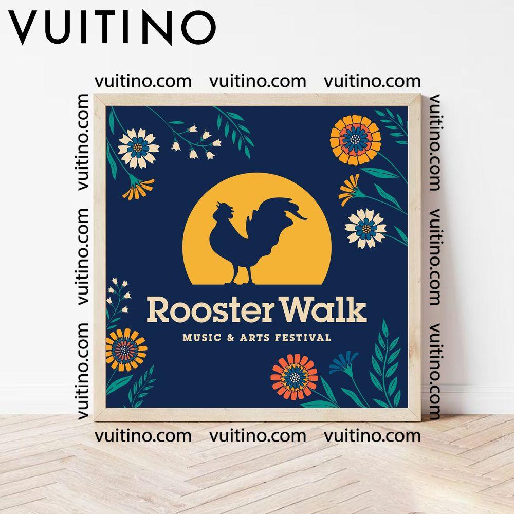 Rooster Walk 2024 No Frame Square Poster