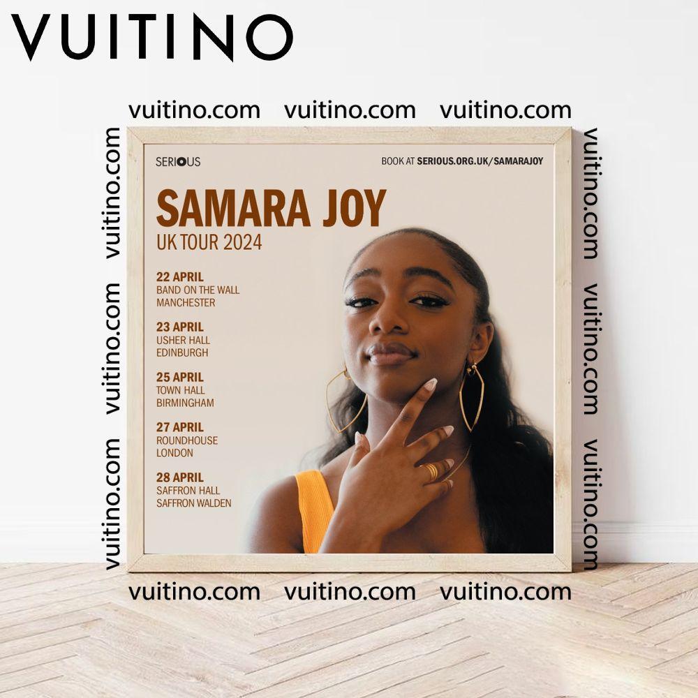 Samara Joy 2024 Tour No Frame Square Poster