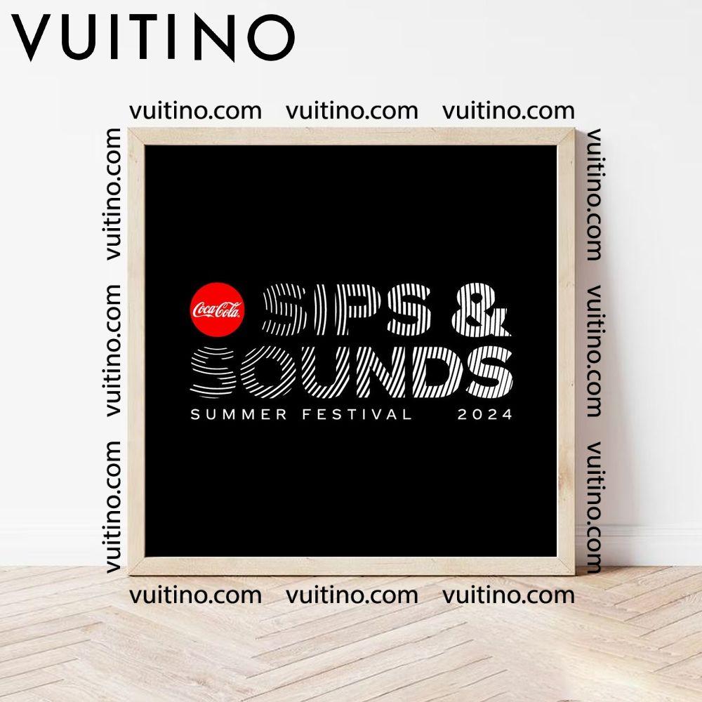 Sips Sounds Fest 2024 No Frame Square Poster