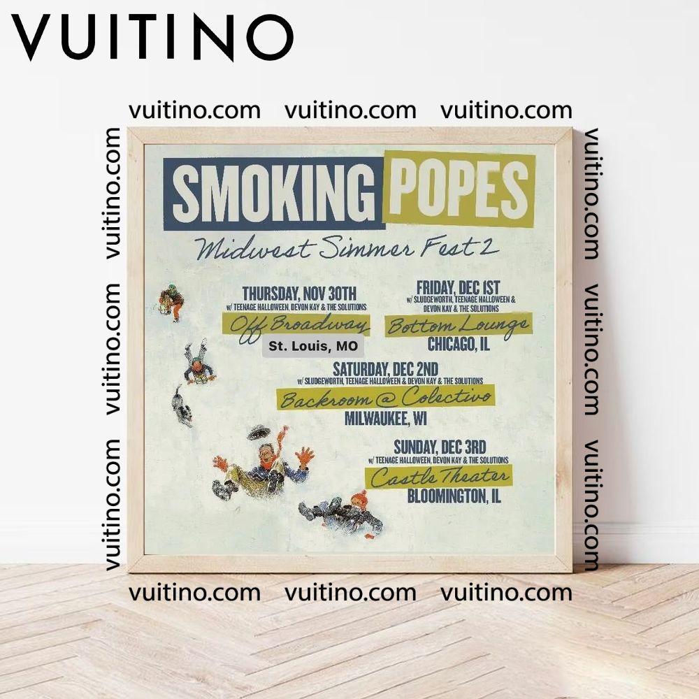 Smoking Popes Tour 2024 Date No Frame Square Poster