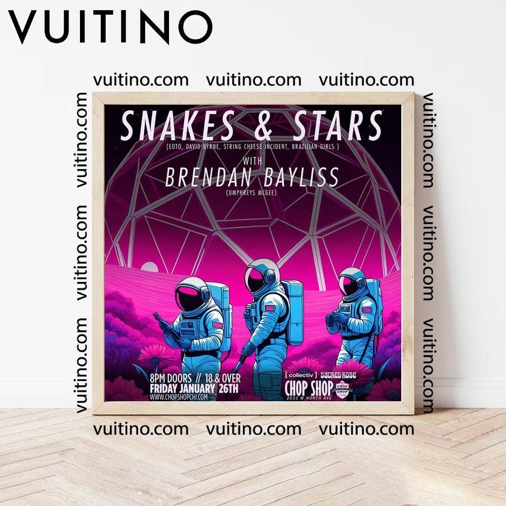 Snakes And Stars With Brendan Bayliss No Frame Square Poster