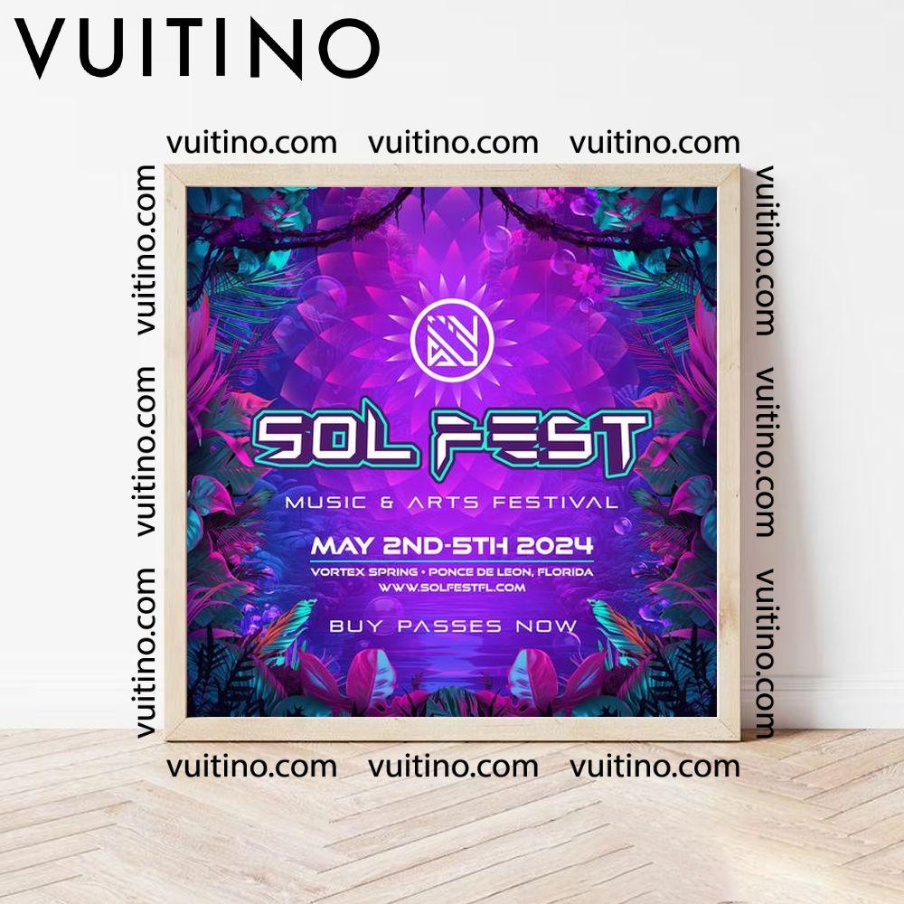 Sol Fest 2024 No Frame Square Poster