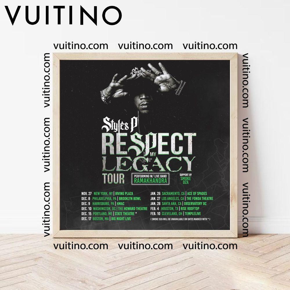 Styles P 2024 Tour Respect Legacy Dates No Frame Square Poster