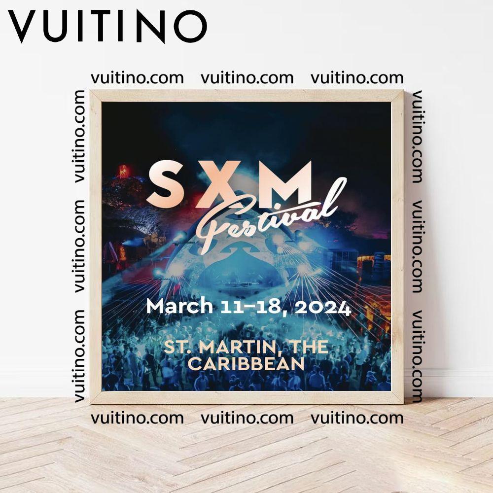 Sxm Festival 2024 Art Poster (No Frame)