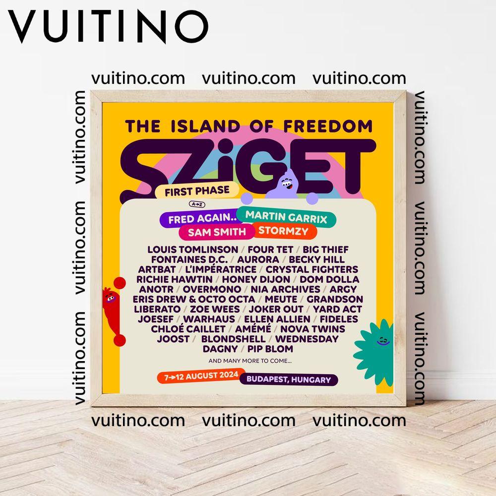 Sziget 2024 Dates No Frame Square Poster