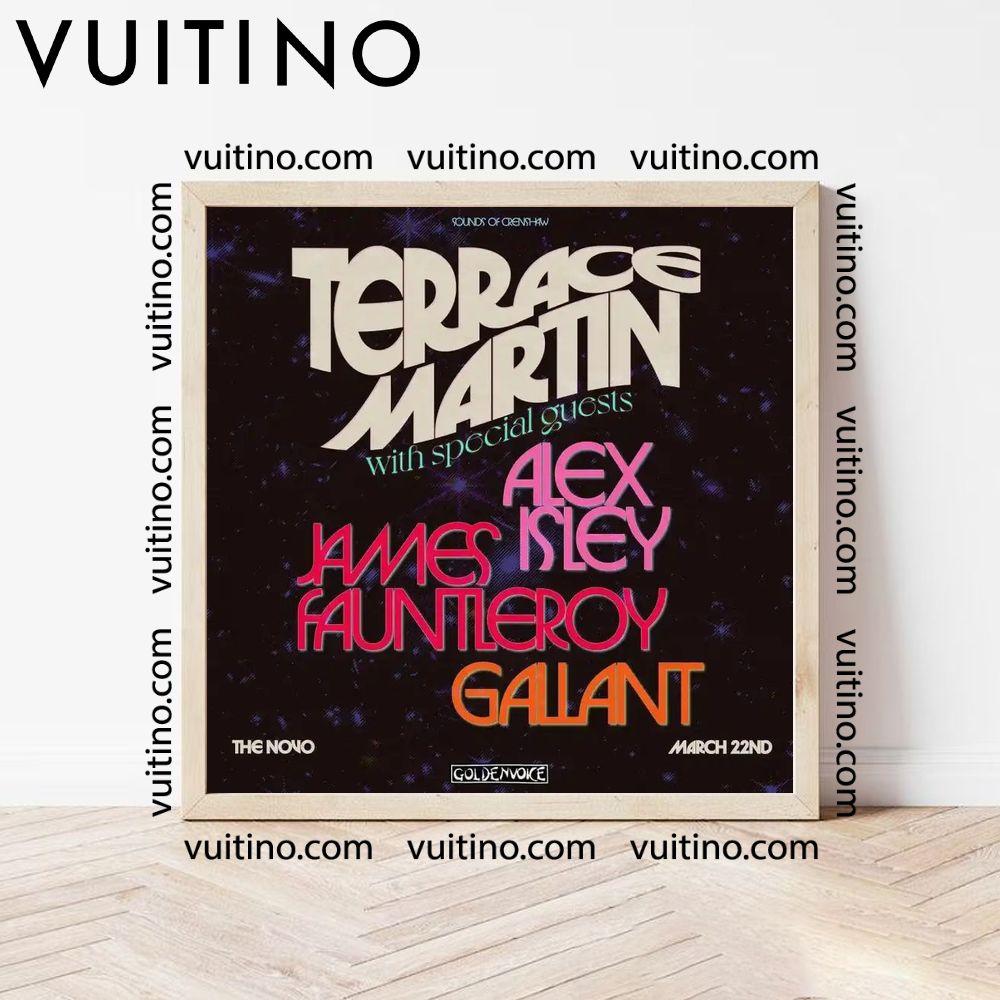 Terrace Martin Alex Isley With Special Guests James Fauntleroy Gallant Square Poster No Frame