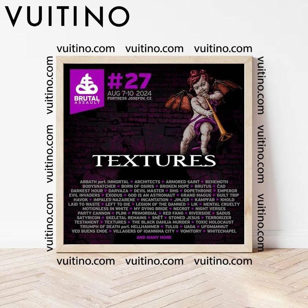 Textures 2024 No Frame Square Poster