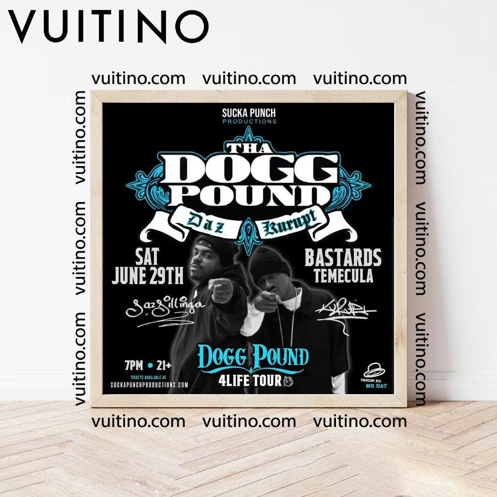 Tha Dogg Pound Daz Kurupt Live In Concert No Frame Square Poster