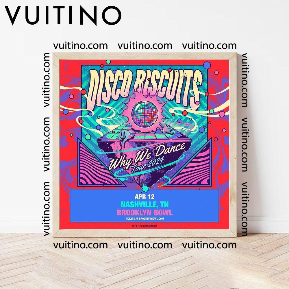 The Disco Biscuits 2024 Tour No Frame Square Poster