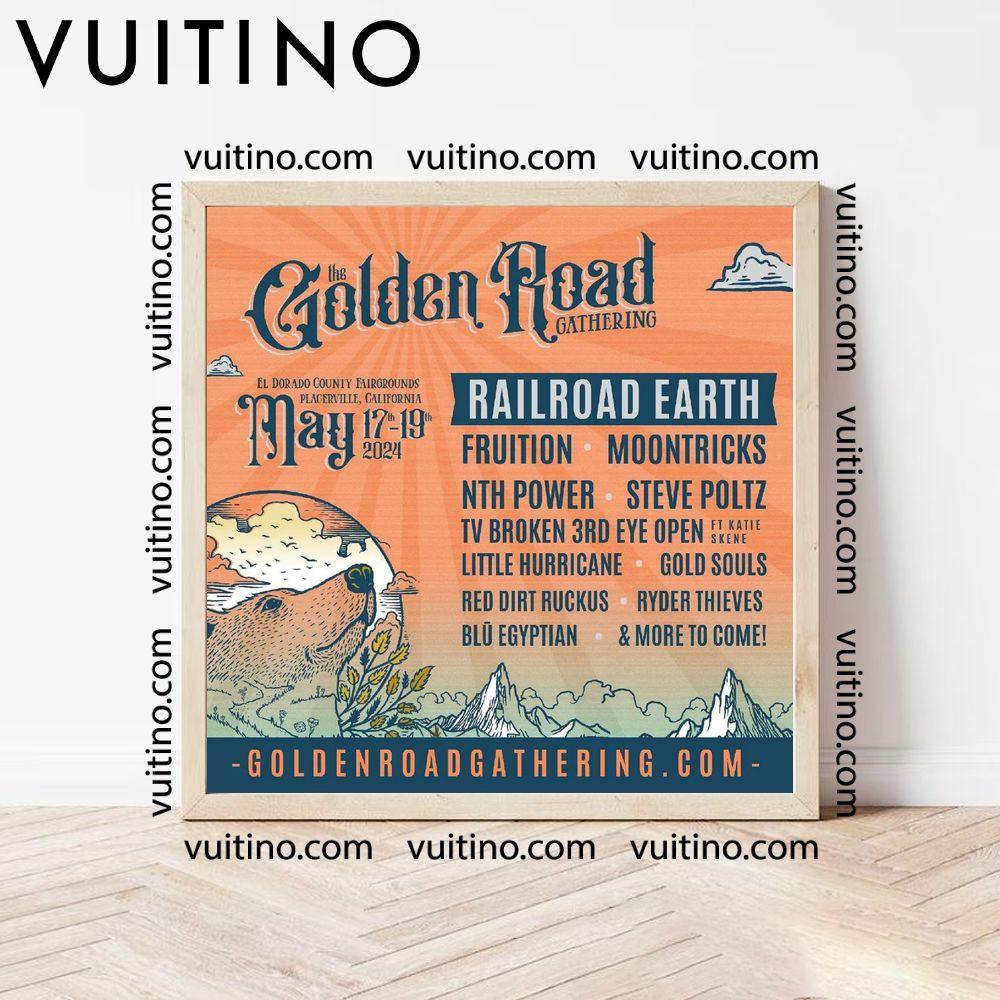 The Golden Road Gathering 2024 No Frame Square Poster