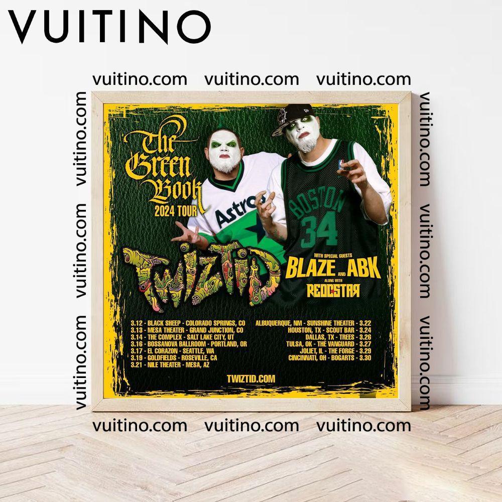 The Green Book Twiztid Komatose Dates Square Poster No Frame